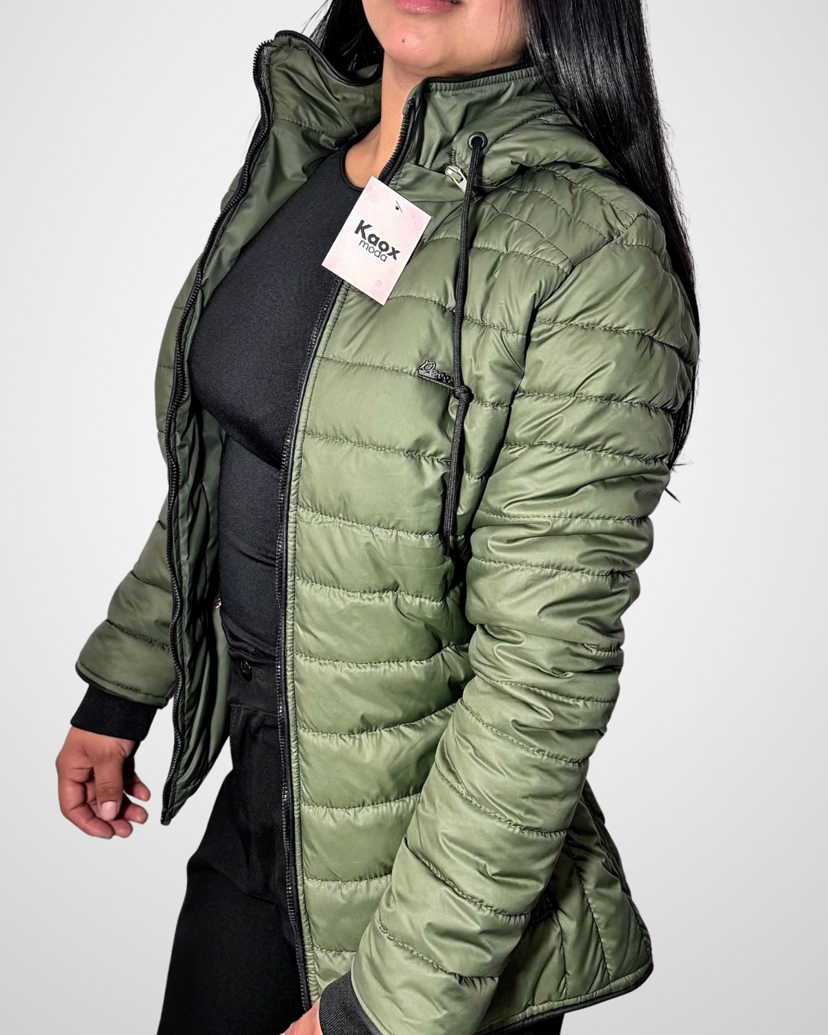 Chaqueta Acolchada con Capucha